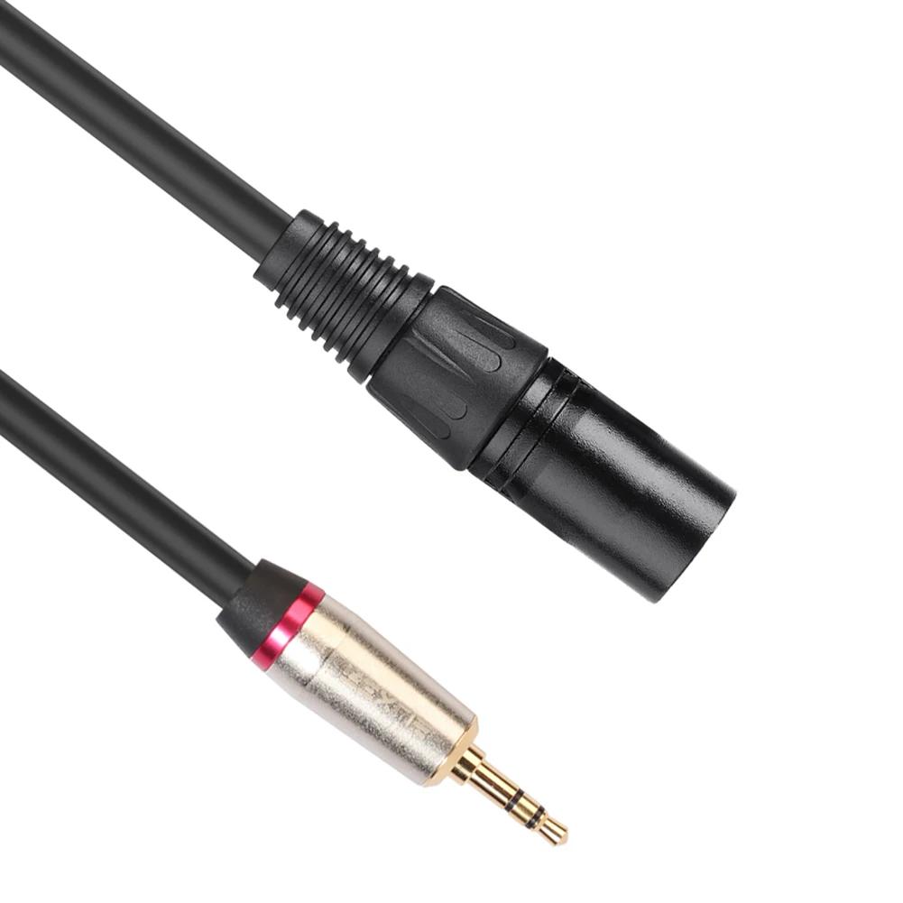 ׷ TRS -XLR 3    ڵ, 0.3m  ̺ ,  ũ ͼ ̾ ׼, 3.5mm